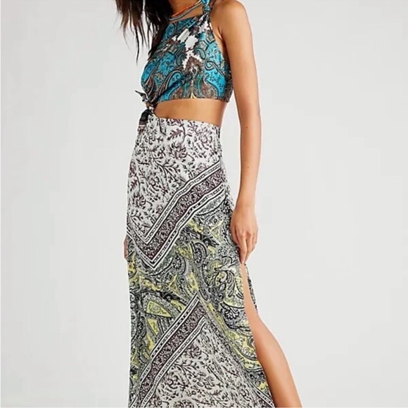 New Free People Ingrid Midi Dress Size 12 - Picture 6 of 10